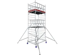 rolsteiger,werk H 6,3m,steiger H 5,45m,2platform(s),m. luik