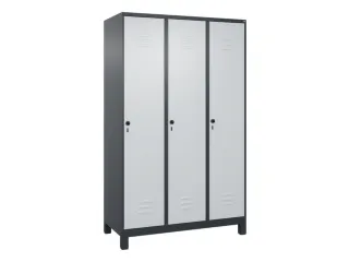 locker voor scheiding van kleding,HxBxD 1950x1200x500mm,3vak - 1