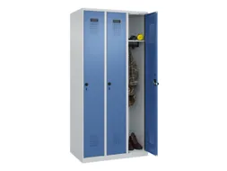 locker,HxBxD 1850x900x500mm,3vak,vak B 300mm,draaigrendel