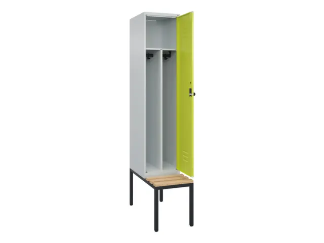 locker voor scheiding van kleding,HxBxD 2120x400x815mm,1vak