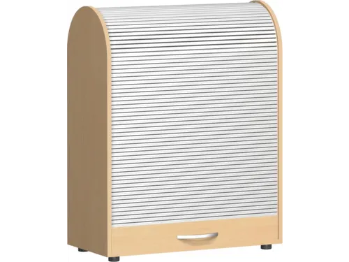 roldeurkast met verticale deur,HxBxD 1030x800x400mm,2xhouten vloer