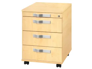 mobiel ladeblok,HxBxD 590x428x560mm,3lade(n),Gestreepte greep - 1