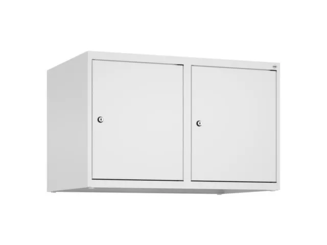 opzetkast,v. locker,2vak.,vak B 400mm,HxBxD 500x800x500mm,cilinderslot