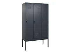 locker voor scheiding van kleding,HxBxD 2120x1200x500mm,3vak