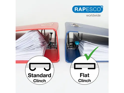 Nietmachine Rapesco Germ-Savvy Less Effort Eco antibacterieel zwart