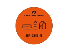 Brickbin Forex Afvalstroomsticker PD