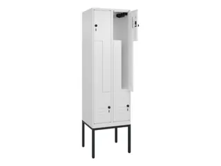 Z-garderobekast,HxBxD 2120x600x500mm,vak B 150/300mm,draaigrendel - 2