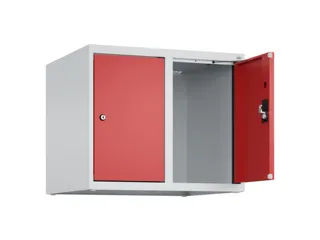 opzetkast,v. locker,2vak.,vak B 300mm,HxBxD 500x600x500mm,cilinderslot - 1
