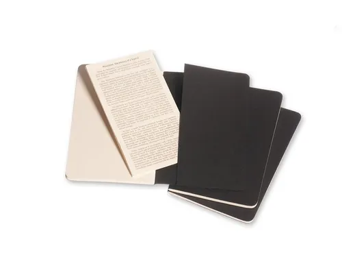 Schrift Moleskine Blanco Pocket Zwart 90x140mm