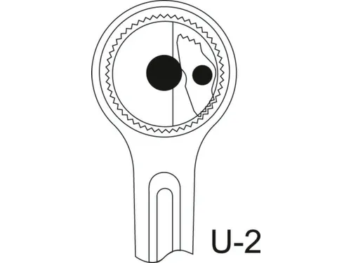 GEDORE 3293 U-2omkeerbare ratel 3/4 inch