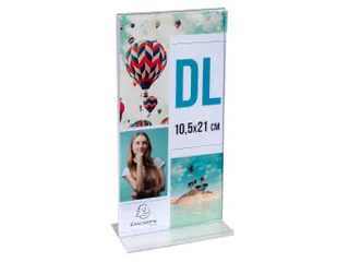 Folderhouder T DL ve rticaal transparant - 10