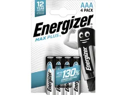 Batterij Energizer Max Plus 4x AAA alkaline