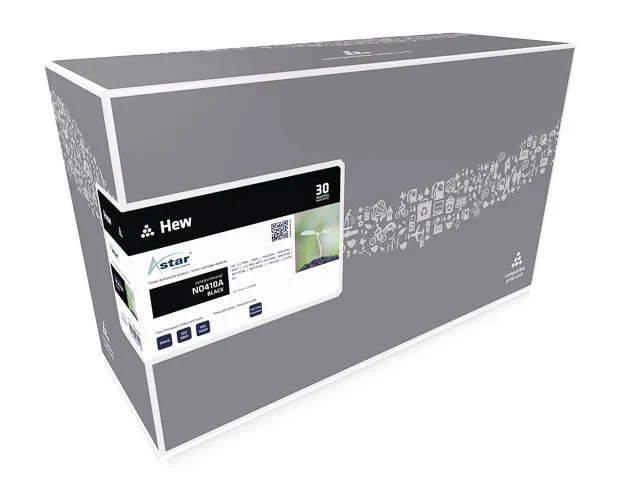 AS11452 Astar HP 410A CLJ PRO toner zwart rebuilt 2300pagina's chip