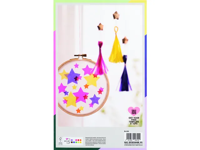 Transparant papier Folia 18.5x29.7cm 42gr 10 vel 10 kleuren