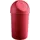 afvalbak,25l,HxØ 615x312mm,romp PP rood,deksel PP rood