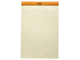 Schrijfblok Rhodia A4 lijn 80 vel 80gr geel - 4
