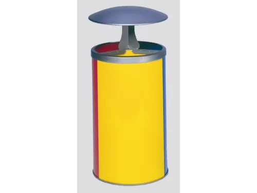Afvalverzamelstation 3x30 Liter Overkapping Ral1023/ral5010/ral3000