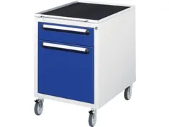 verrijdbaar ladeblok,v. werkbank,HxBxD 690x480x600mm,2lade(n)