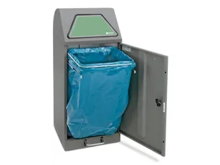 afvalverzamelaar,niet-brandbaar,1x75l,HxBxD 1000x400x380mm - 2