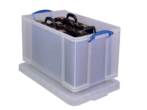 Opbergdoos 84 Liter Transparant Standaard