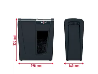 Papiervernietiger Rexel Secure S5 stroken 6mm - 18