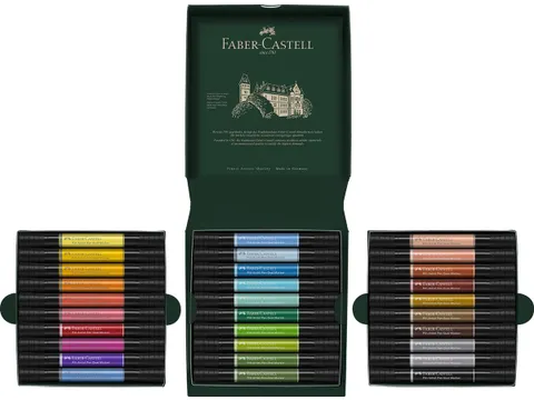 Tekenstift Faber-Castell Pitt Artist Pen duo marker etui a 30 stuks