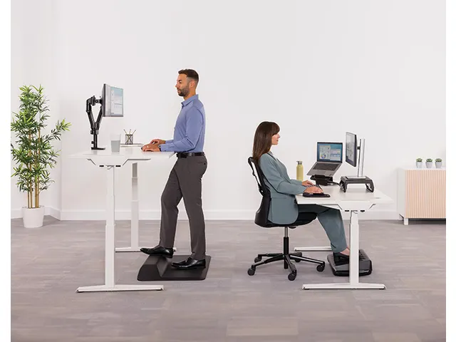 Fellowes Levado Bureaublad 160x80 cm melamine Wit