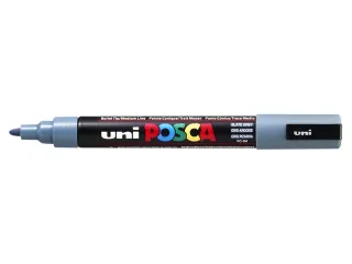 Verfstift Posca PC5M Medium Punt 1,8-2,5mm Leisteengrijs - 1