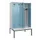 PBM-locker met bank,HxBxD 2120x1200x815mm,4vak,vak B 300mm