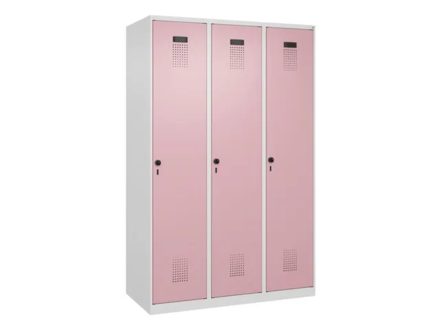 locker voor scheiding van kleding,HxBxD 1850x1200x500mm,3vak