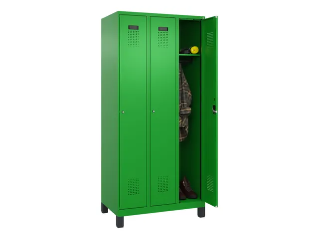 locker,HxBxD 1950x900x500mm,3vak,vak B 300mm,cil.-slot,voeten