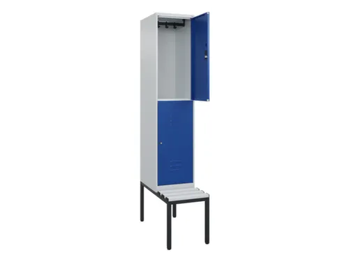 Dubbeldekse dekenkist,HxBxD 2120x400x815mm,1x2vak.,vak B 400mm
