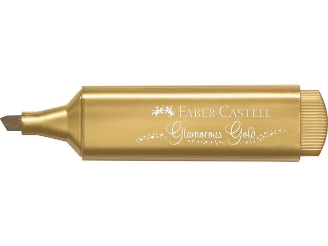 Tekstmarker Faber Castell Metallic goud