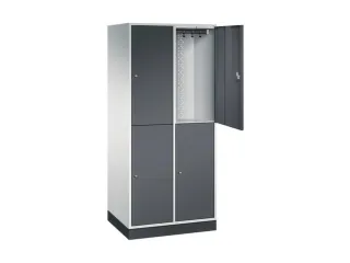 grootvolume garderobekast,HxBxD 1950x820x600mm,2x2vak.,vak B 360mm - 1
