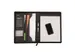 MONOLITH 2000002914 - Conferentiemap met ritssluiting, Zwart 34x25x2,5