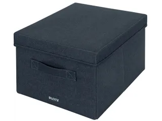 Leitz Stoffen opbergdoos met deksel Grijs 38x28,5x20cm 2 stuks - 2
