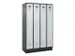 locker voor scheiding van kleding,HxBxD 1950x1200x500mm,4vak