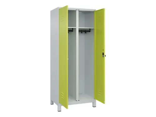 locker voor scheiding van kleding,HxBxD 1950x800x500mm,2vak