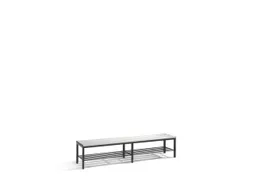Omkleedbank L 1960Mm Pvc-Zitlatten Schoenenrek Ral7021