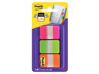 Indextabs Post-it 686GOT 25.4x38mm strong roze en groen 36 tabs - 1