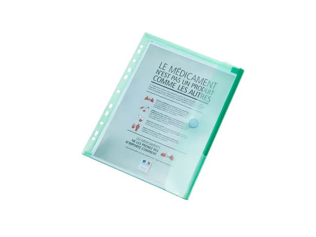 Enveloptas Djois Color Collection A4 horizontaal geperforeerd assorti