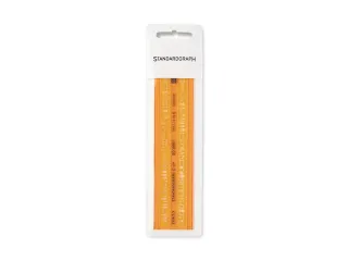 Lettersjabloon Standardgraph H-profiel middelschrift type B 3,5mm - 2