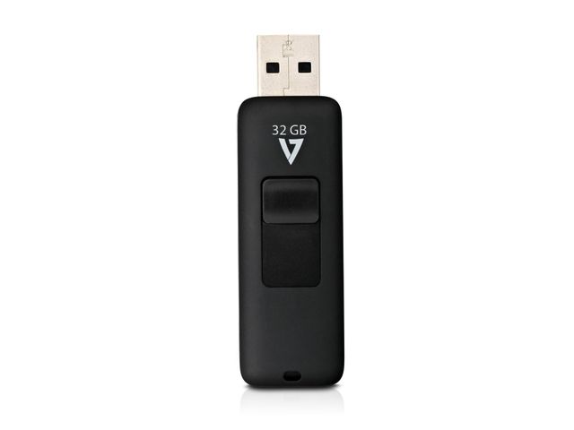 USB-Stick 32GB USB 2.0 Zwart 12MB Lees snelheid | USB-StickShop.nl