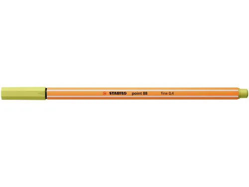 Fineliner STABILO point 88/67 fijn mosterd