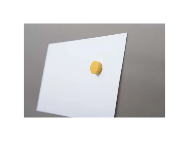 Magneet MAUL Solid 15mm 150gr geel 10 stuks