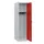 schoollocker,HxBxD 1530x400x500mm,1vak,vak B 400mm,draaigrendel