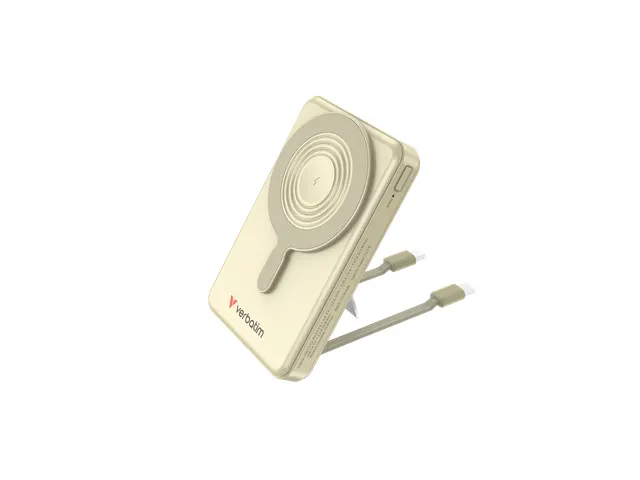Charge 'n' Go Power Bank Magnetisch draadloos opladen 10.000mAh Goud