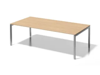 vergadertafel/directiebureau,HxBxD 650-850x2400x1200mm,rechthoekig - 1