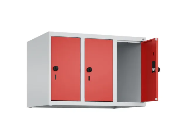 opzetkast,v. locker,3vak.,vak B 250mm,HxBxD 500x750x500mm,vleugeldeur