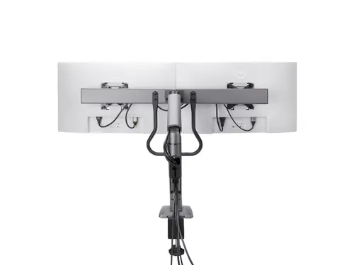 Desk Mount Dual Monitor Arm Tot 27 Inch Crossbar